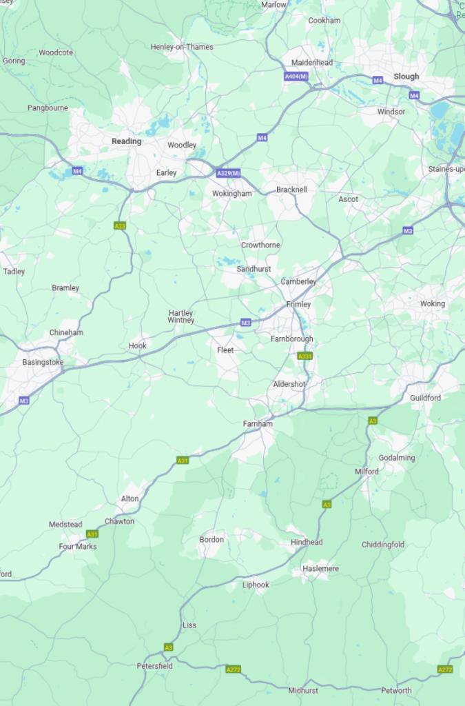 Areas we cover